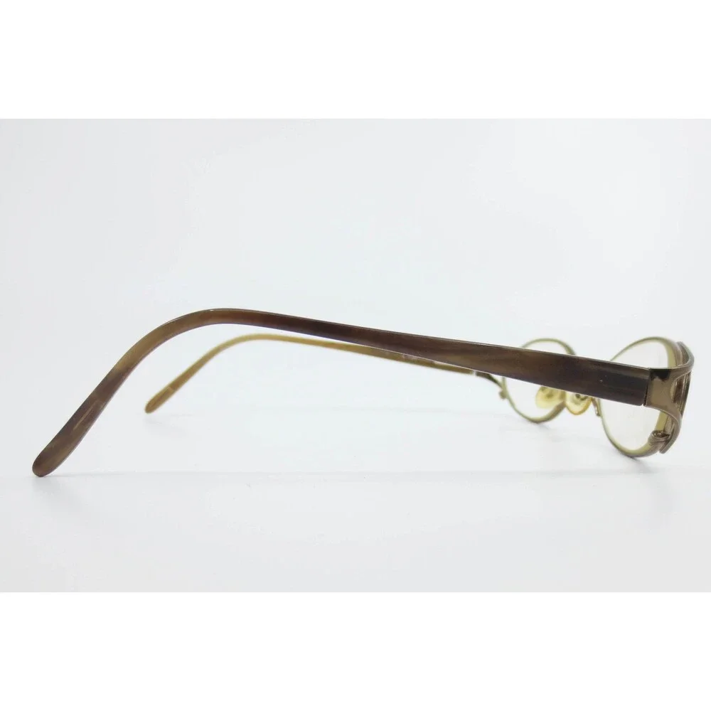 Ellen Tracy Lutetia Brown Eyeglass Frames Oval Designer Glasses 50-17-130 L.130